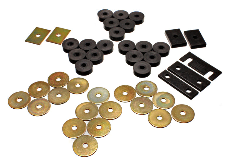 Energy Suspension Body Mount Set Black Chevrolet Bel Air All 1955-1957 3.4119G Photo - Primary