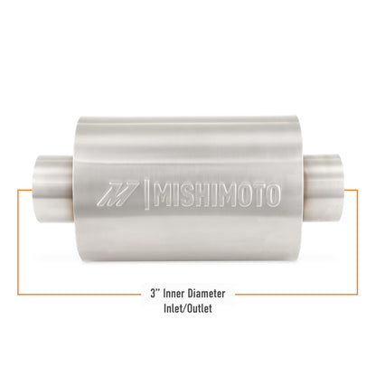 Mishimoto Universal Resonator with 3in Inlet/Outlet - Brushed MMEXH-RES-3BR MMEXH-RES-3BR User 1