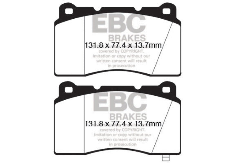 EBC Disc Brake Pad Set DP32147C Photo - Primary