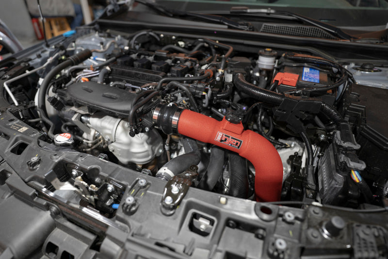 Injen 22-23 Honda Civic Si L4 1.5L Turbo SP Short Ram Intake - Wrinkle Red SP1586WR SP1586WR Photo - Mounted