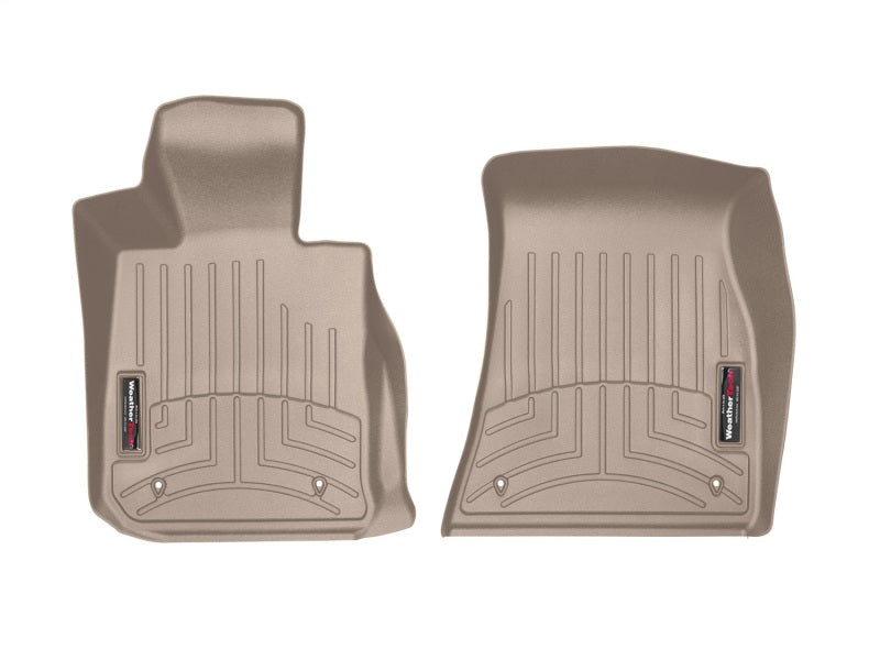 WeatherTech WT FloorLiner - Front - Tan Floor Mats Floor Mats - Rubber main image