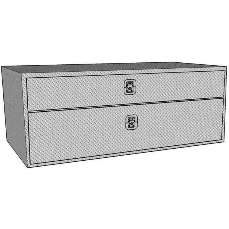 Westin/Brute UnderBody 36in x 20in w/ Top Drawer - Aluminum 80-UB36-20TD 80-UB36-20TD Photo - Unmounted