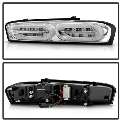 Spyder Chevy Camaro 16-18 (Do Not Fit Halogen Model) LED Tail Lights Chrome ALT-YD-CCAM16LED-SEQ-C 5087249 5087249 User 1
