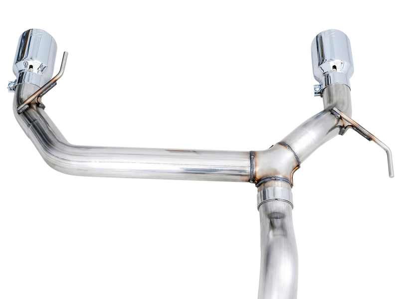AWE Tuning 2021+ Ford Bronco 0FG Dual Rear Exit Exhaust w/Chrome Silver Tips & Bash Guard 3015-32456 3015-32456 Photo - out of package
