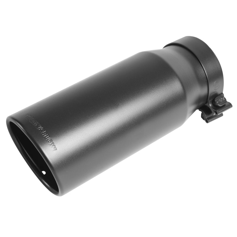 Magnaflow Tip Stainless Black Coated Single Wall Round Single Outlet 6in Dia 5in Inlet 13in L 35239 35239 Photo - Primary