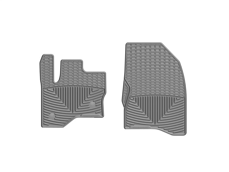 WeatherTech WT Rubber Mats - Front - Grey Floor Mats Floor Mats - Rubber main image