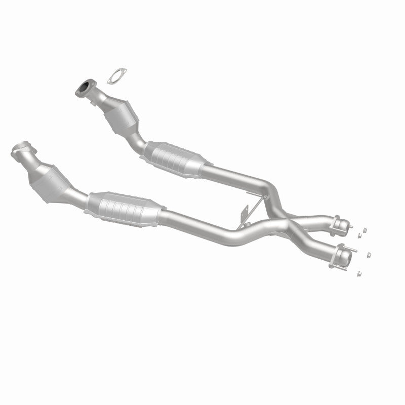 MagnaFlow Ford Mustang HM Grade Federal / EPA Compliant Direct-Fit Catalytic Converter 23163 360 Degree Image Set