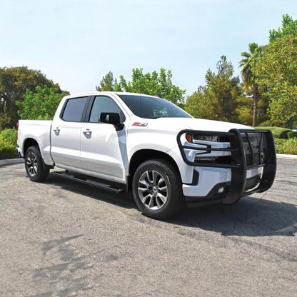 Westin 2019 Chevrolet Silverado/Sierra 1500 Double/CC Premier Oval Nerf Step Bar Mount Kit - Black 22-2255 22-2255 Photo - Mounted