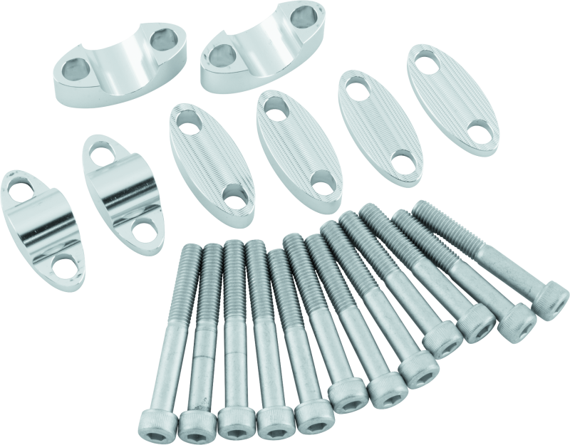 BikeMaster Aluminum Handlebar Risers 7/8in - Silver 151988 151988 Photo - Primary