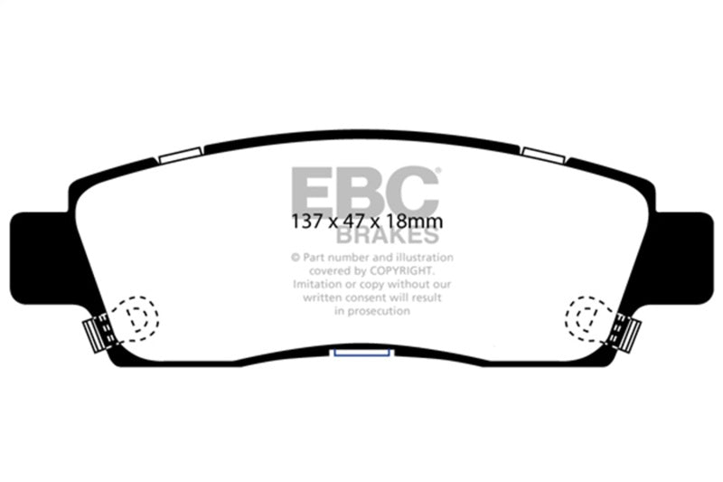 EBC Disc Brake Pad Set DP41672R Photo - Primary