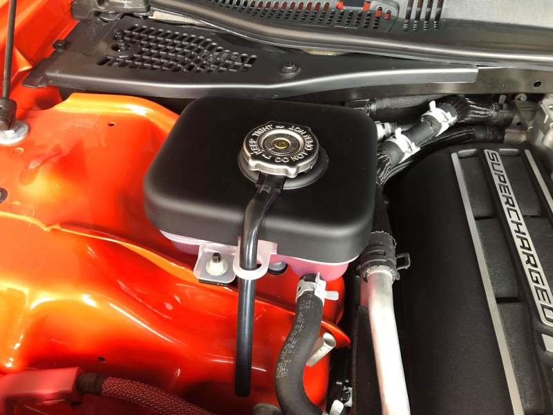 JLT 15-19 Dodge Hellcat Black Textured Intercooler Tank Cover JLTITC-HC15 JLTITC-HC15 Photo - Primary