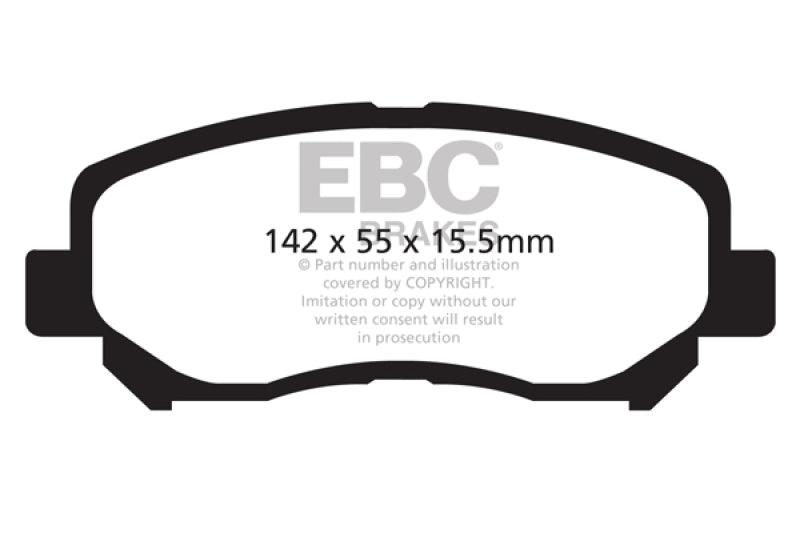 EBC Disc Brake Pad Set DP42134R Photo - Primary