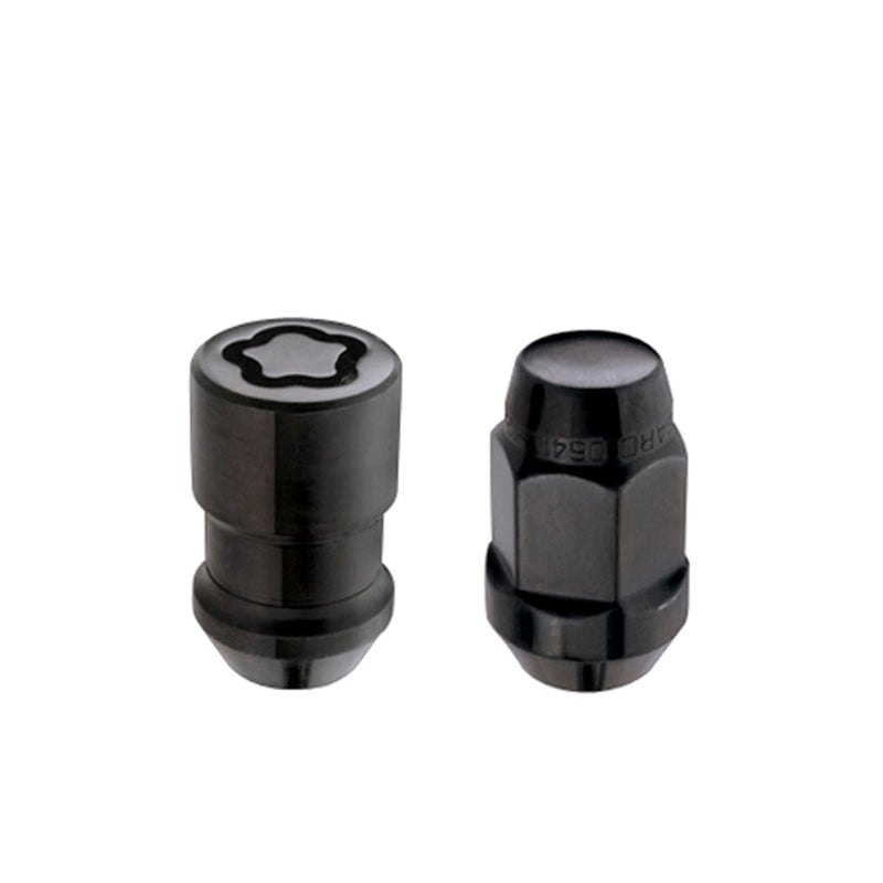 McGard Jeep Wrangler Install Kit (Cone Seat Bulge) 1/2-20 / 3/4 Hex / (18 Lug Nuts / 5 Locks) - Blk 84563BK 84563BK Photo - Primary