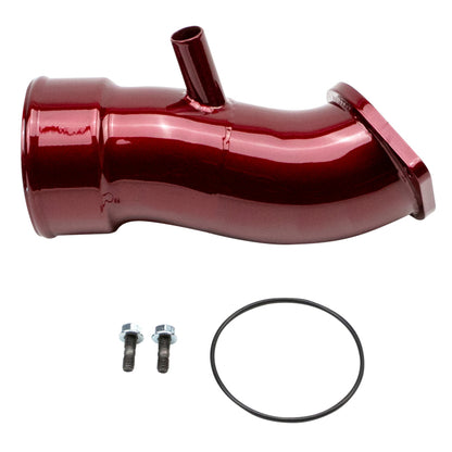 Wehrli 2020+ Chevrolet 6.6L L5P Duramax 3.5in Intake Horn w/PCV Port - WCFab Red WCF100833-RED WCF100833-RED Photo - Primary