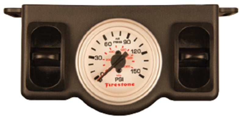 Firestone Pneumatic Dual Pressure Gauge - White Plastic (WR17602574) 2574 2574 Photo - Primary