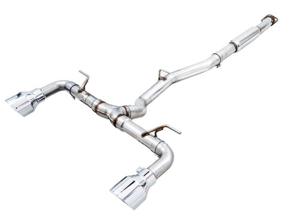 AWE Tuning AWE Subaru BRZ/ Toyota GR86/ Toyota 86 Track Edition Cat-Back Exhaust- Chrome Silver Tips 3020-32279 3020-32279 Photo - Primary