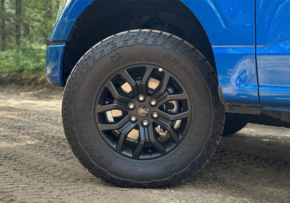 Ford Racing 2021+ F-150 18in Matte Black Wheel Kit M-1007K-1875MB M-1007K-1875MB Photo - Mounted