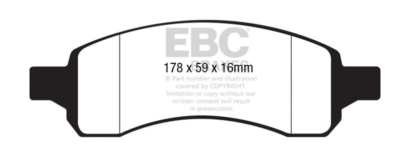 EBC Disc Brake Pad Set DP41761/2R Photo - Primary