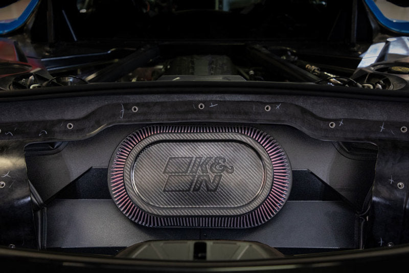 K&N Engineering K&N 20-21 Chevrolet Corvette Stingray 6.2L V8 F/I Aircharger Performance Intake System 63-3120 63-3120 Photo - Mounted