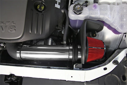 Spectre 11-17 Dodge Challenger/Charger 5.7L V8 Air Intake Kit - Polished w/Red Filter 9036 9036 Photo - Mounted