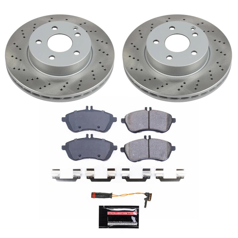 PowerStop Power Stop 08-12 Mercedes-Benz C300 Front Semi-Coated Rotor Kit SC7766 SC7766 Photo - Primary