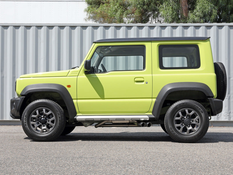 aFe 18-21 Suzuki Jimny Takeda 2-1/4in. 304 SS Cat-Back Exhaust w/ Polished Tip 49-37020-P 49-37020-P Photo - Mounted