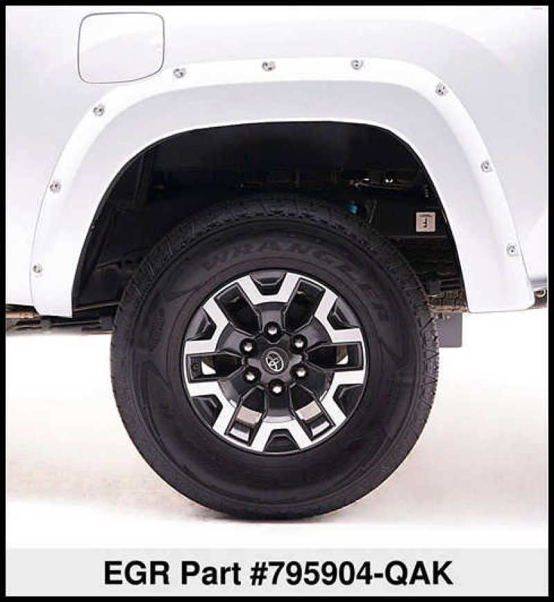EGR 16+ Nissan Titan XD Bolt-On Look Color Match Fender Flares - Set - Blizzard 795904-QAK 795904-QAK Thumbnail