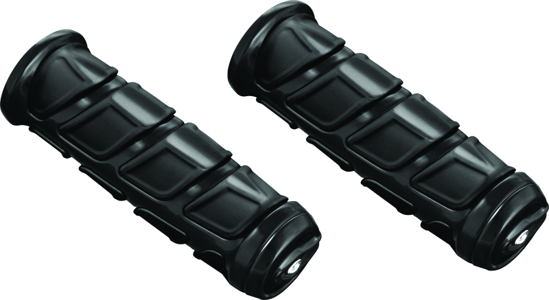 Kuryakyn Kinetic Grips Universal 1in Gloss Black 6373 6373 Photo - Primary