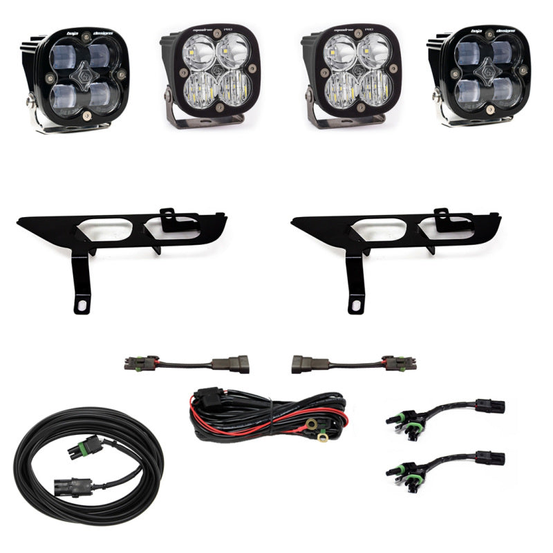 Baja Designs 2021+ Ford F150 Fog Pocket Kit SAE Clear Squadron Sport DC 447697 447697 User 1