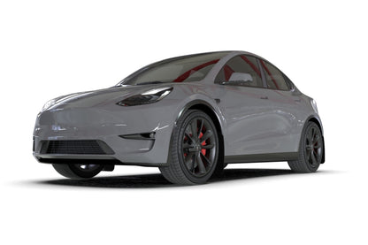 Rally Armor 20-22 Tesla Model Y Black Mud Flap - Metallic Black Logo MF72-UR-BLK/MBK MF72-UR-BLK/MBK User 1