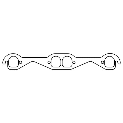 Cometic Gasket Cometic Chevy Gen1 Small Block V8 .060in HTS Exhaust Mani Gskt Set-1.710in x 1.550in Brodix D Ports C15199 C15199 Photo - Primary