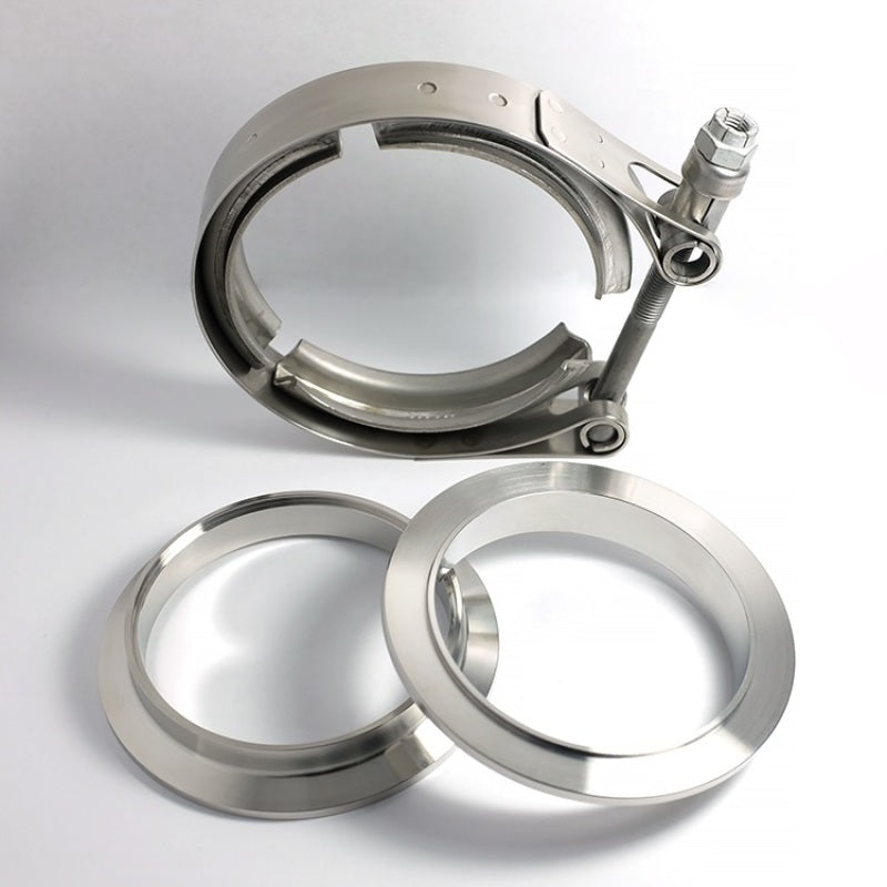 Stainless Bros 1.75in 304SS V-Band Assembly - 2 Flanges/1 Clamp 603-04510-0002 603-04510-0002 User 1