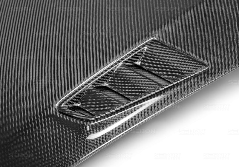 Seibon Carbon Fiber Hood for 2006-2010 Honda Civic 4DR JDM / Acura CSX HD0607HDCV4DJ-MGII Photo - Primary