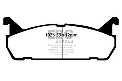 EBC Disc Brake Pad Set UD458 Photo - Primary