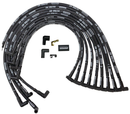 Moroso Wire Set, Ultra 40, Sleeved, SBC, Black 73818 User 1