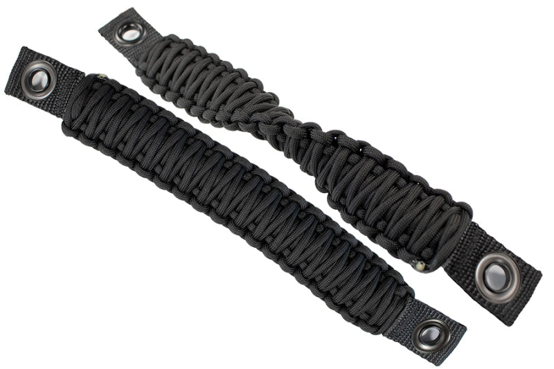 Fishbone Offroad 97-06 Jeep Wrangler Paracord Door Handles - Black FB55285