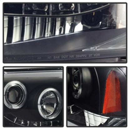 Spyder Ford F250/350 05-07 Projector Headlights LED Halo LED Blk Smke PRO-YD-FS05-HL-BSM 5078483 5078483 Photo - Unmounted