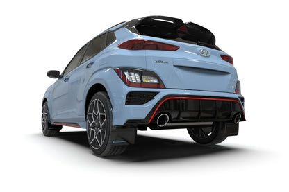 Rally Armor 2022 Hyundai Kona N Black UR Mud Flap w/ Red Logo MF83-UR-BLK-RD MF83-UR-BLK-RD User 1