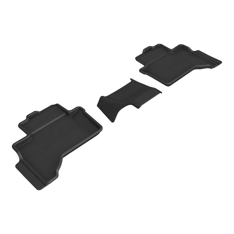 3D MAXpider ACE Kagu - Rear - Black Floor Mats Floor Mats - Rubber main image