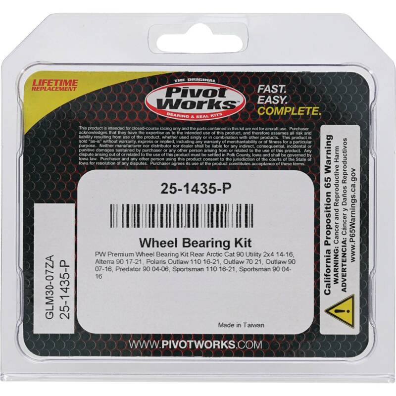 Pivot Works Pw Premium Wheel Bearing 25-1435-P 25-1435-P Photo - Primary