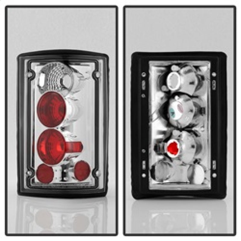 Spyder Ford Excursion 00-06/Econoline 150/250/350/450/550 95-06 Euro Tail Lights Chrm ALT-YD-FEC00-C 5002921 5002921 Photo - Unmounted