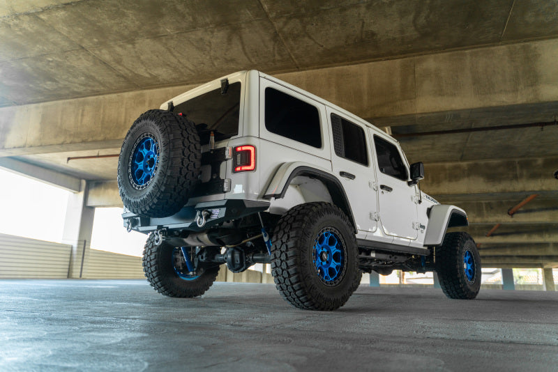 DV8 Offroad 2018 Jeep Wrangler JL MTO Series Rear Bumper w/ Optional Tire Carrier RBJL-13 RBJL-13 Photo - Unmounted