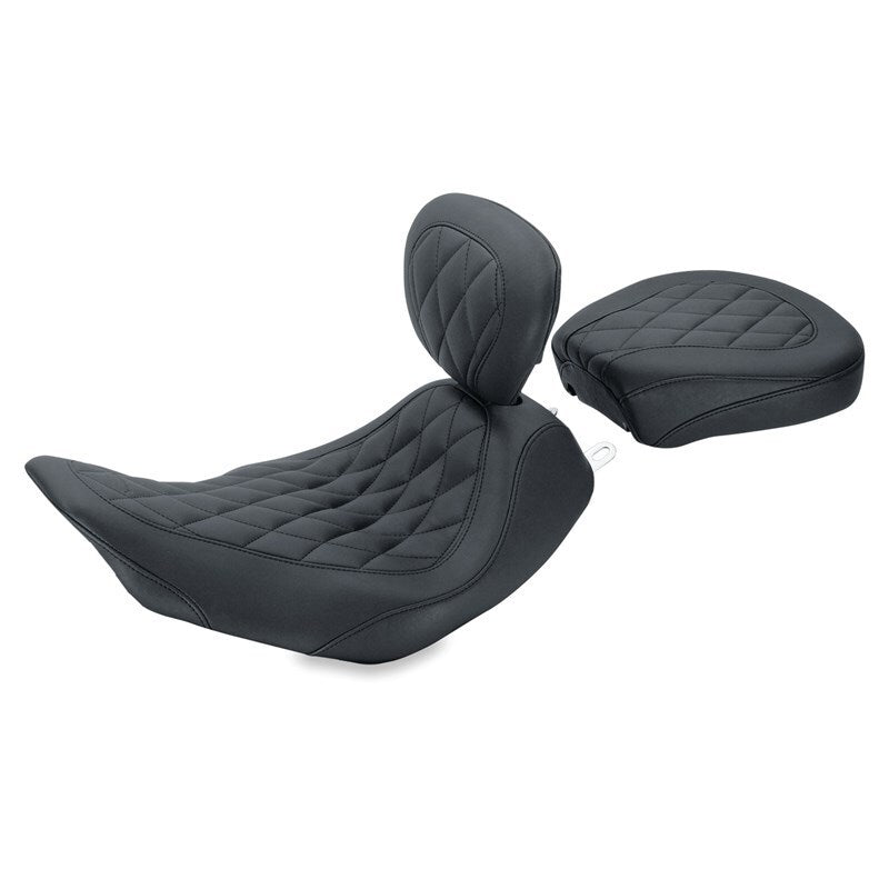 Mustang Motorcycle Wide Trpr,Dmnd Stitch Fwd Solo 79802 79802 User 1