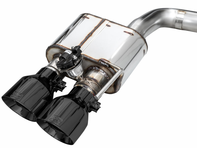 AWE Tuning AWE 2024 Ford Mustang Dark Horse S650 RWD SwitchPath Catback Exhaust w/ Quad Diamond Black Tips 3025-43375 3025-43375 Photo - out of package