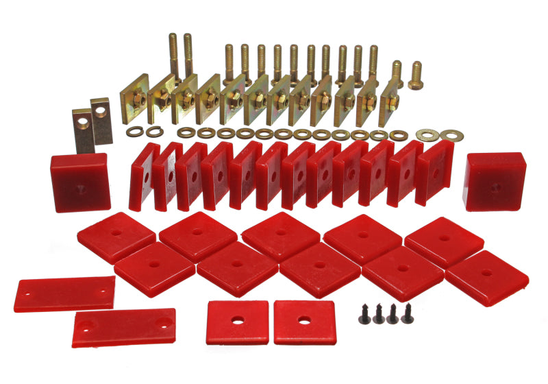 Energy Suspension Body Mount Set Red Toyota Land Cruiser All 1969-1978 8.4104R Photo - Primary
