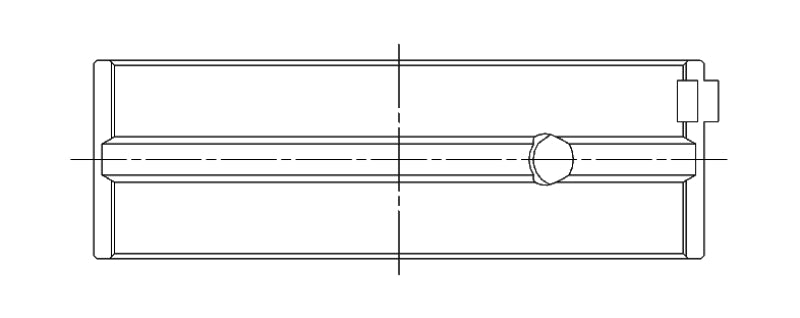 ACL Race Series Main Bearings Toyota 3SGTE Race Series Size: 0.5 5M8361H-.50 Technical Drawing