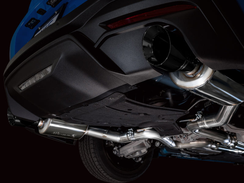 AWE Tuning AWE 2024 Ford Mustang GT Fastback S650 RWD Touring Catback Exhaust w/ Dual Diamond Black Tips 3015-33650 3015-33650 Photo - Mounted