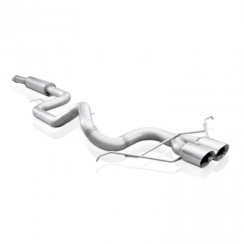 Stainless Works 2013-18 Ford Focus ST 3in Catback Vintage Round Muffler 4in Tips FC13CB-RT FC13CB-RT Photo - Primary