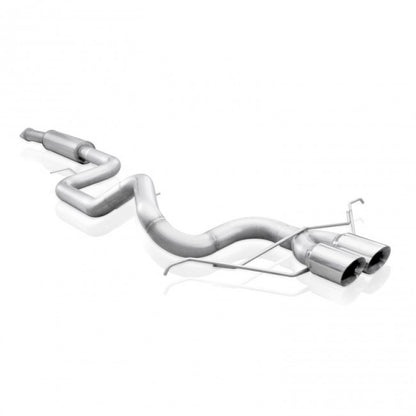 Stainless Works 2013-18 Ford Focus ST 3in Catback Vintage Round Muffler 4in Tips FC13CB-RT FC13CB-RT Photo - Primary