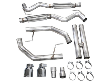 AWE Tuning AWE 2024 Ford Mustang GT Fastback S650 RWD Track Edition Catback Exhaust w/ Dual Chrome Silver Tips 3020-32650 3020-32650 Photo - out of package